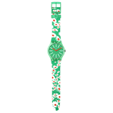 SO29G104 Reloj Swatch Meadow Flowers unisex banda de resina 41 mm