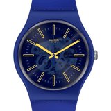 SO29N101 Reloj Swatch Sunbrush Sky unisex pulsera de caucho