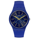 SO29N101 Reloj Swatch Sunbrush Sky unisex pulsera de caucho