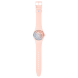 SO32P103-5300 Reloj Swatch Fleetingly Pink Pay! unisex pulsera de resina