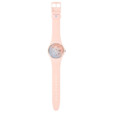 SO32P103-5300 Reloj Swatch Fleetingly Pink Pay! unisex pulsera de resina