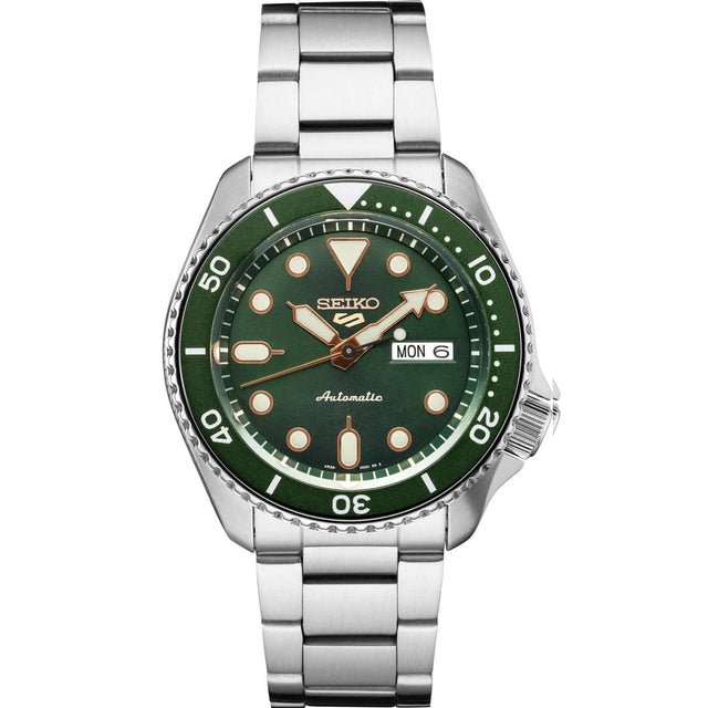 SRPD63K1 Seiko 5 Sport Automático Correa de Acero Inoxidable