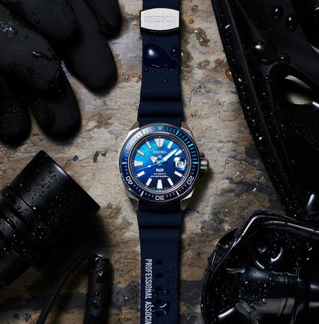 SRPJ93K1 Reloj Seiko Prospex King Samurai de hombre banda de goma