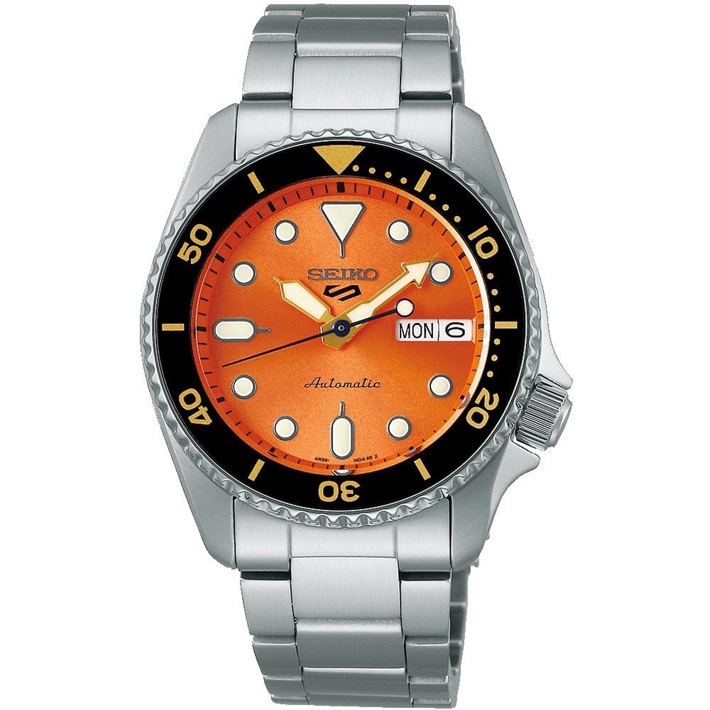 SRPK35K1 Reloj Seiko Serie 5 Análogo para Caballero con Brazalete de Metal