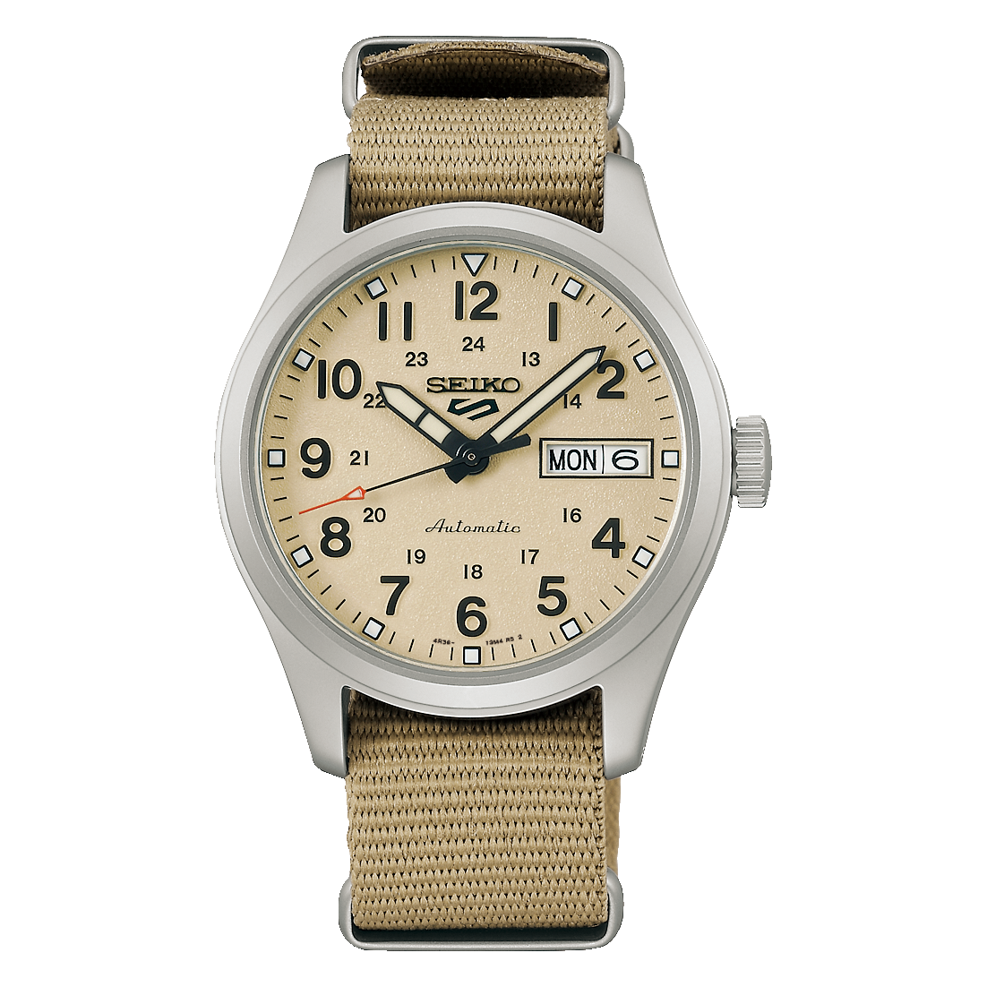 SRPL83K1 Reloj Seiko 5 Sports de hombre banda de tela 36 mm