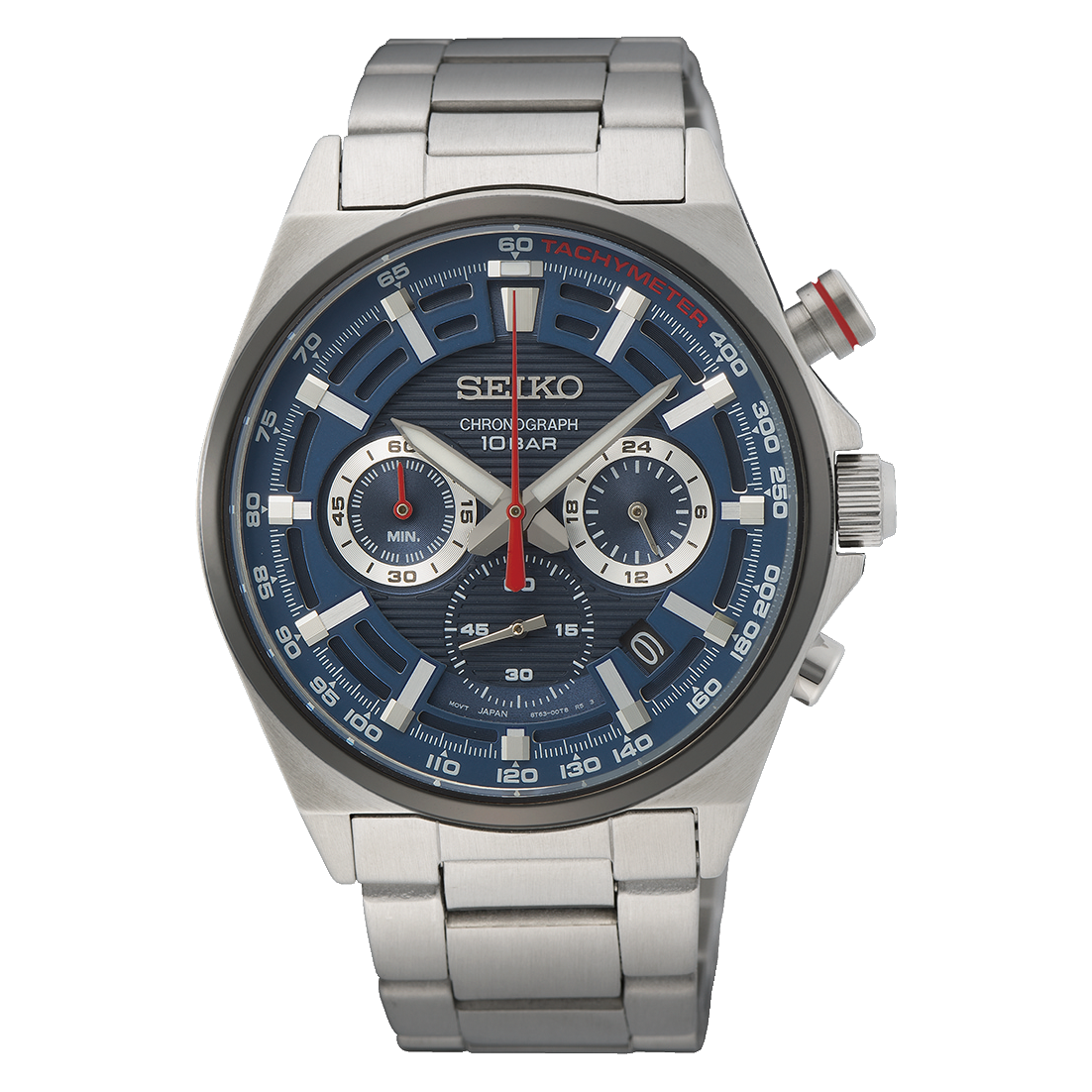 SSB407P1 Seiko Chronograph de caballero pulsera de metal