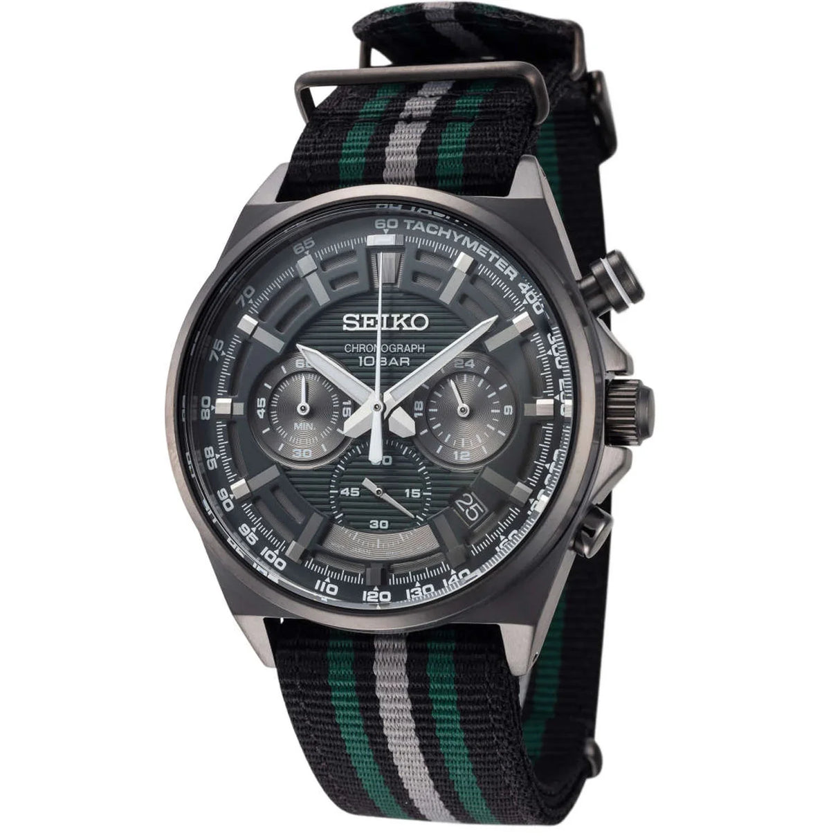 SSB411P1 Reloj Seiko Sport de caballero pulsera de tela 41 mm