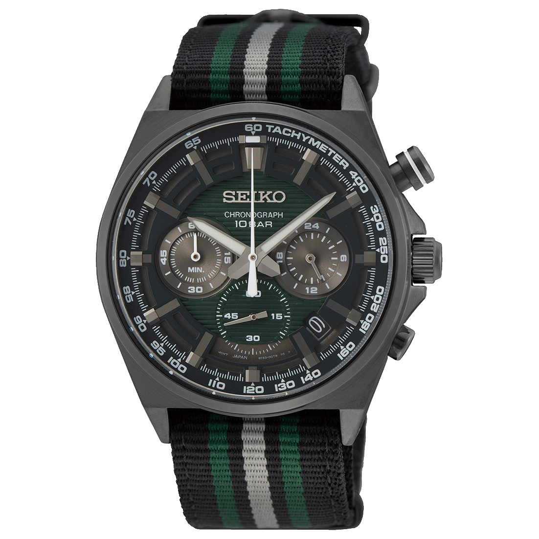 SSB411P1 Reloj Seiko Sport de caballero pulsera de tela 41 mm
