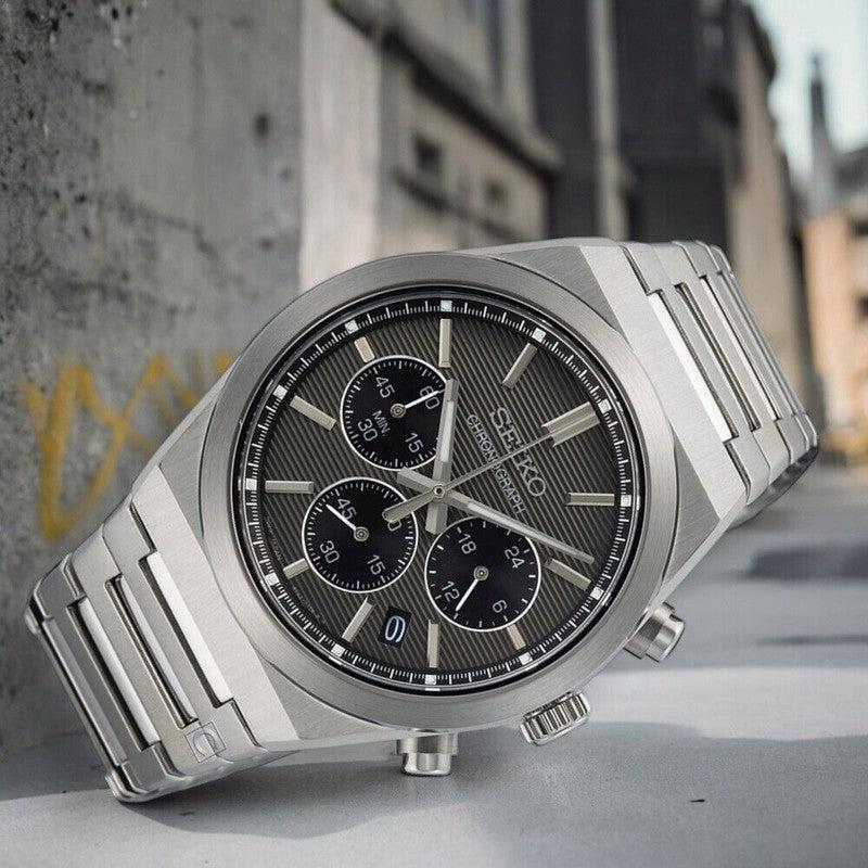 SSB455P1 Seiko Classic Chronograph de hombre pulsera de metal