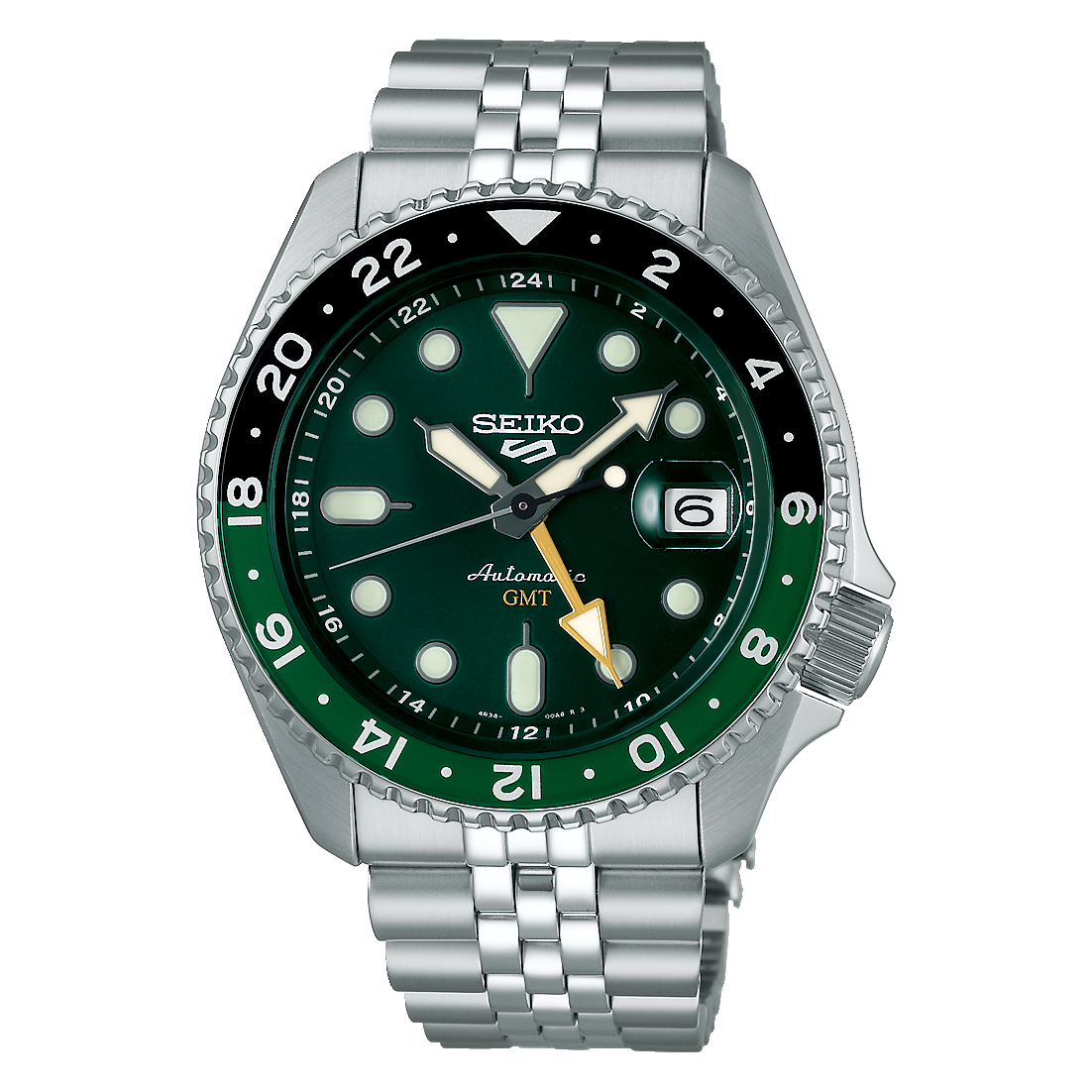 SSK035K1 Seiko 5 Sports de caballero pulsera de metal