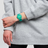 SUOG119 Swatch Nature Blur de dama pulsera de resina