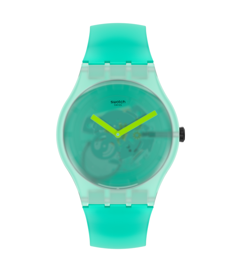 SUOG119 Swatch Nature Blur de dama pulsera de resina