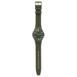 SUOG706 Swatch Backup Green unisex pulsera de caucho