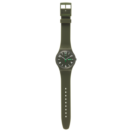 SUOG706 Swatch Backup Green unisex pulsera de caucho