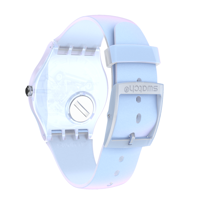 SUOK154 Swatch Flowerscreen de dama pulsera de resina