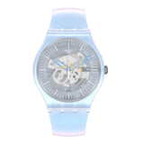 SUOK154 Swatch Flowerscreen de dama pulsera de resina