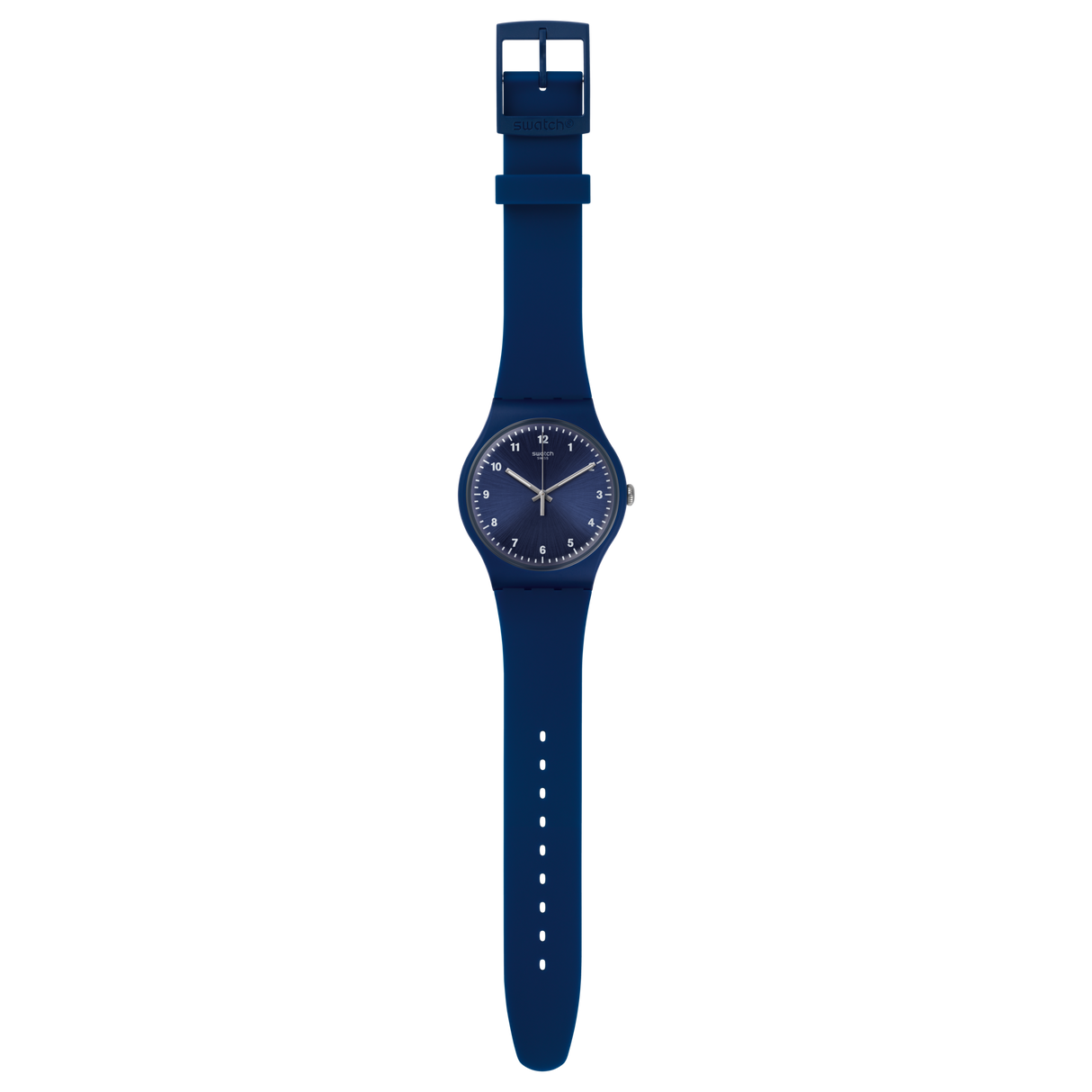 SUON116 Swatch mono blue de dama pulsera de resina