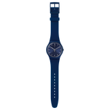 SUON116 Swatch mono blue de dama pulsera de resina