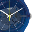 SUON142 Swatch Blue Sirup de hombre pulsera de resina