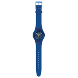 SUON142 Swatch Blue Sirup de hombre pulsera de resina