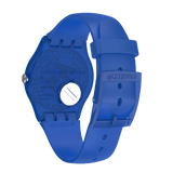 SUON142 Swatch Blue Sirup de hombre pulsera de resina