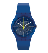 SUON142 Swatch Blue Sirup de hombre pulsera de resina