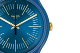 SUON143 Swatch Cyderalblue unisex pulsera de resina