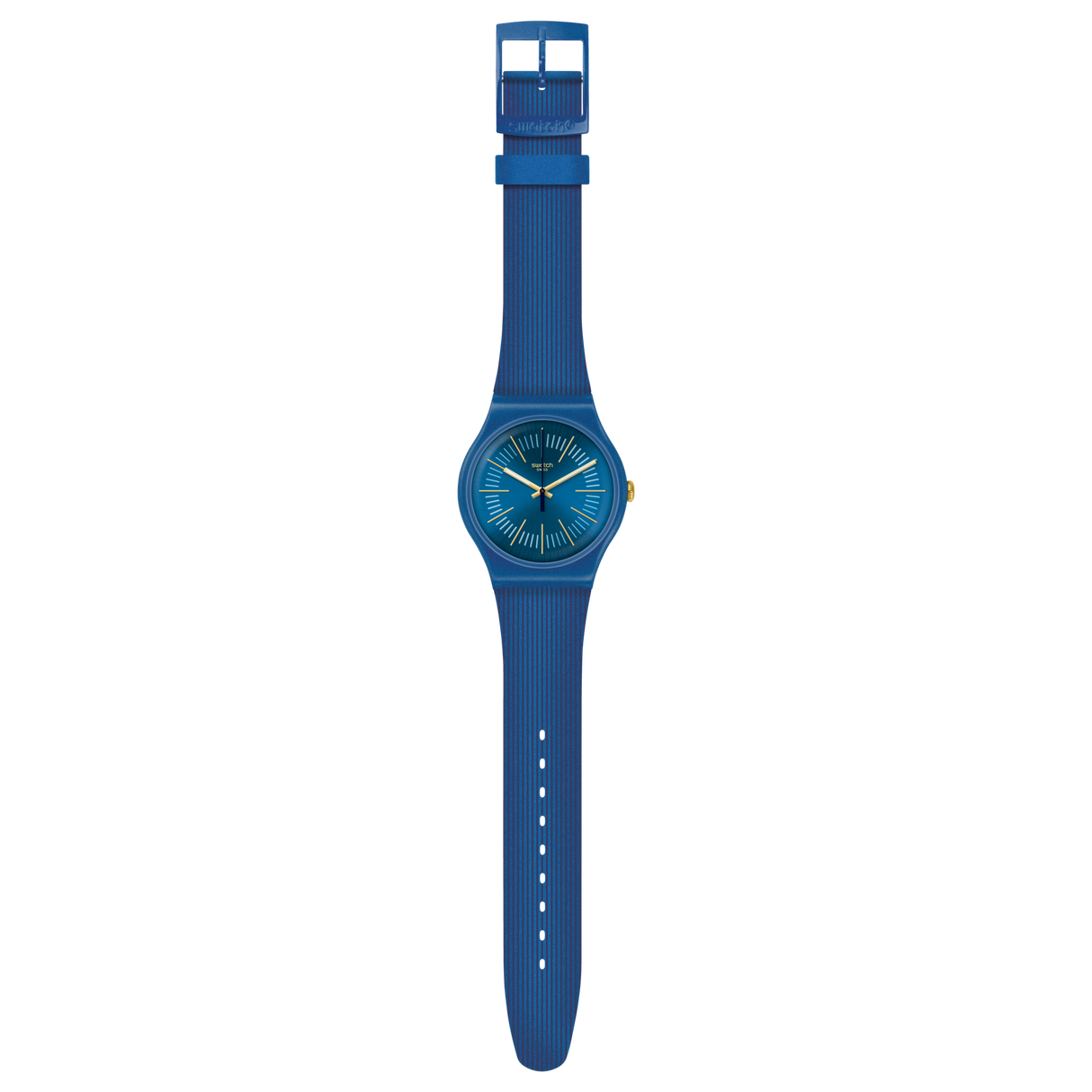 SUON143 Swatch Cyderalblue unisex pulsera de resina