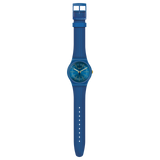 SUON143 Swatch Cyderalblue unisex pulsera de resina