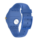 SUON143 Swatch Cyderalblue unisex pulsera de resina