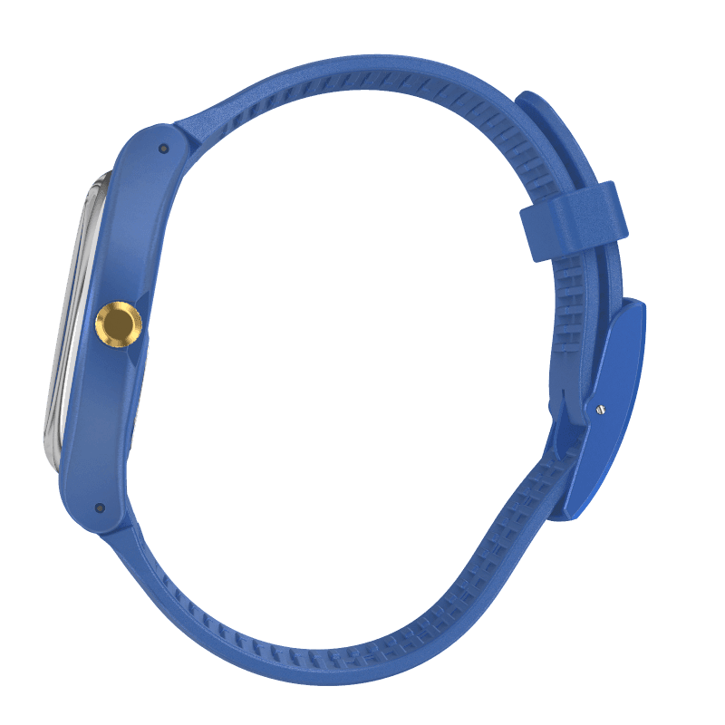 SUON143 Swatch Cyderalblue unisex pulsera de resina