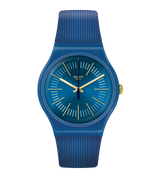 SUON143 Swatch Cyderalblue unisex pulsera de resina