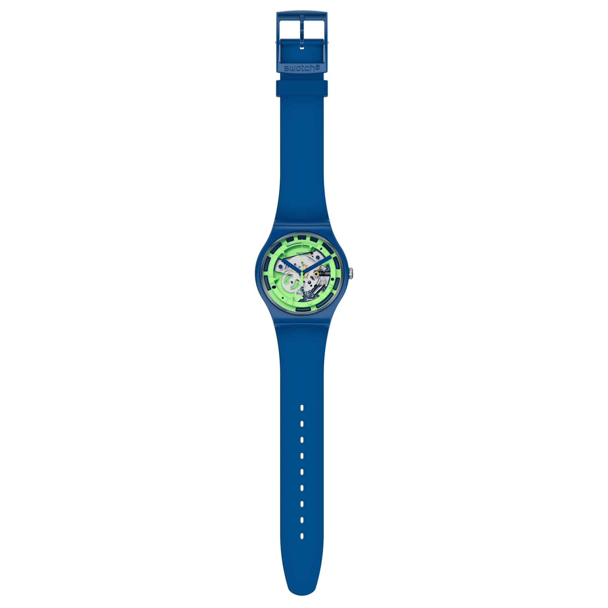 SUON147 Swatch Green Anatomy Reloj para Hombre Pulsera de Resina