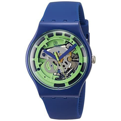 SUON147 Swatch Green Anatomy Reloj para Hombre Pulsera de Resina