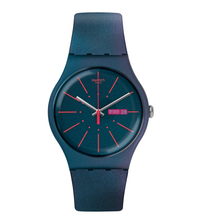 SUON708 Swatch New Gentleman de caballero pulsera de resina