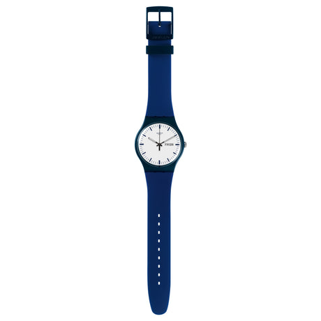 SUON709 Swatch Bellablu Reloj Unisex Banda de Caucho