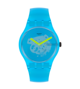 SUOS112 Swatch Ocean blur de dama correa de resina