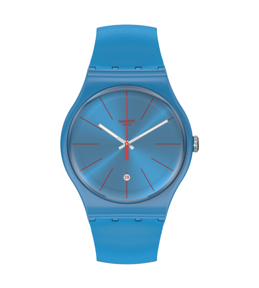 SUOS401 Swatch Lagoonnazing Unisex correa de resina
