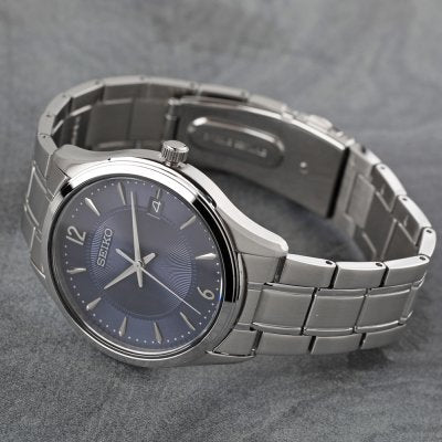 SUR419P1 Reloj Seiko Zafiro de hombre pulsera de metal