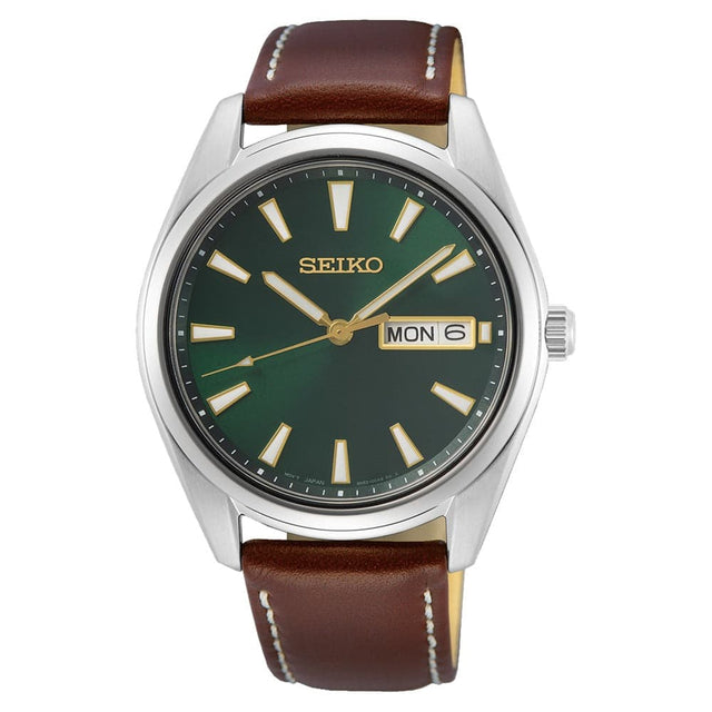 SUR449P1 Reloj Seiko Neo Classic para Hombre con Correa de Cuero