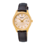 SUR478P1 Reloj Seiko Sapphire de dama pulsera de piel