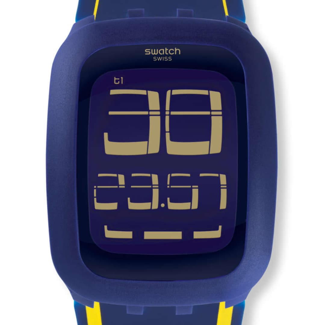 SURN106 Swatch Wee Hours Unisex pulsera de resina