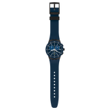 SUSB417 Swatch Blue Steward de hombre pulsera de resina
