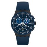 SUSB417 Swatch Blue Steward de hombre pulsera de resina