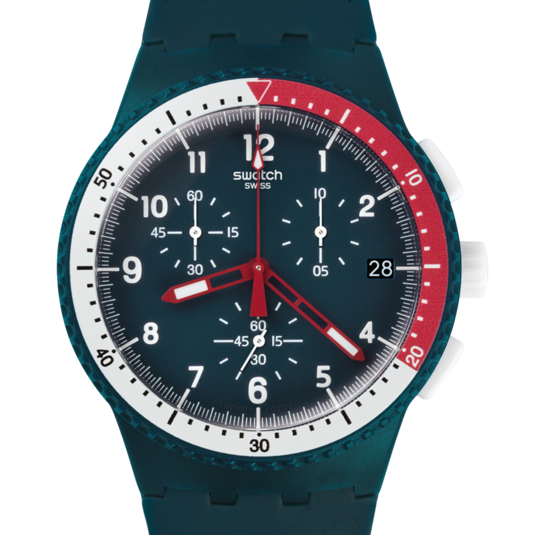 SUSN405 Swatch El Comandante Unisex pulsera de resina