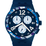 SUSN414 Reloj Swatch Camoblu unisex pulsera de resina