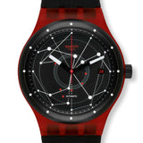SUTR400  Swatch Sistem Red de hombre pulsera de caucho