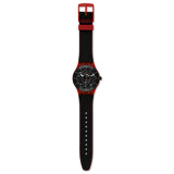 SUTR400  Swatch Sistem Red de hombre pulsera de caucho