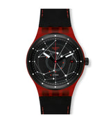 SUTR400  Swatch Sistem Red de hombre pulsera de caucho