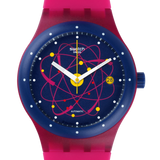 SUTR401 Swatch Sistem Pinkde dama pulsera de resina